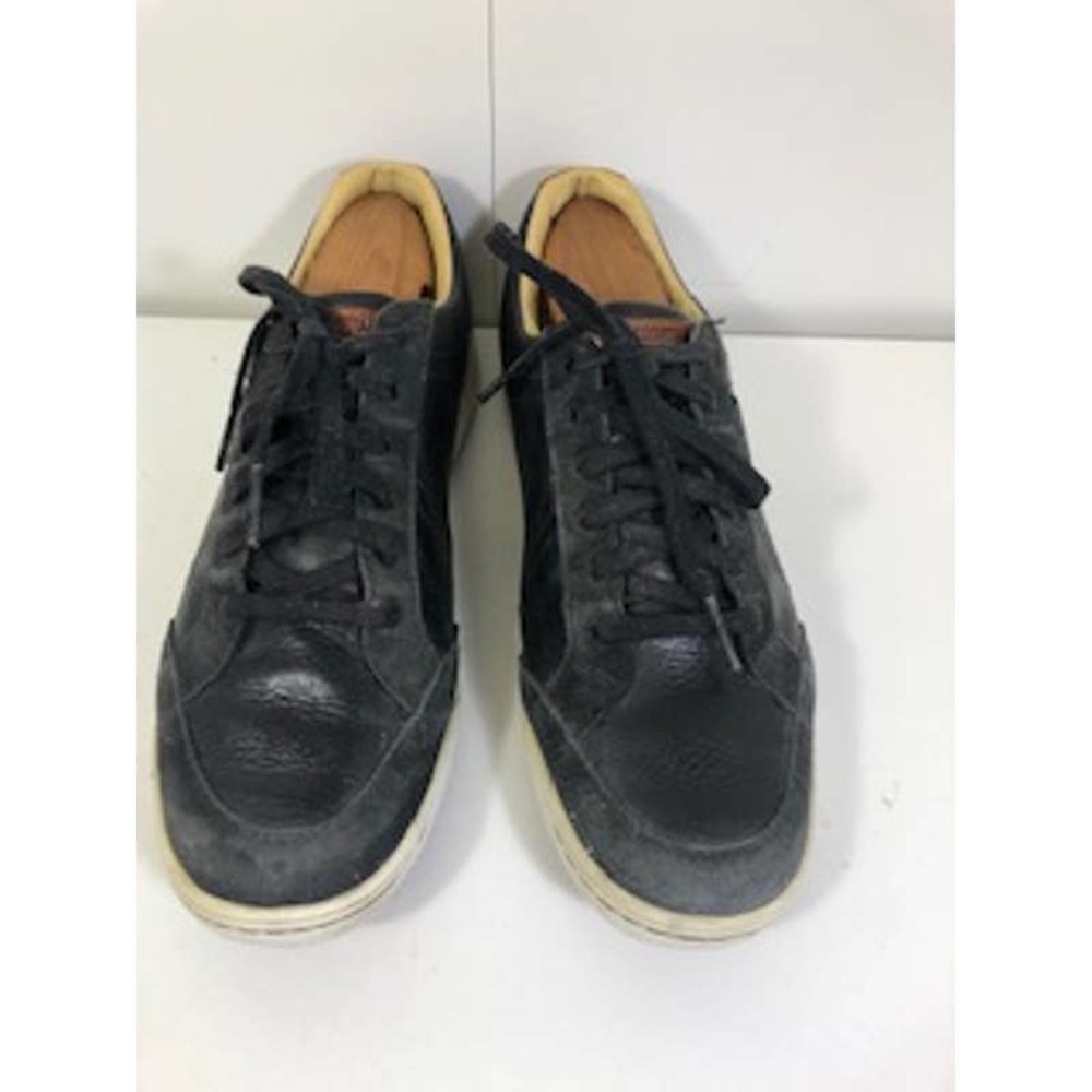 Ashworth Leather Round Toe Low Top Cardiff Spikeless Golf Shoes Black Mens US 11